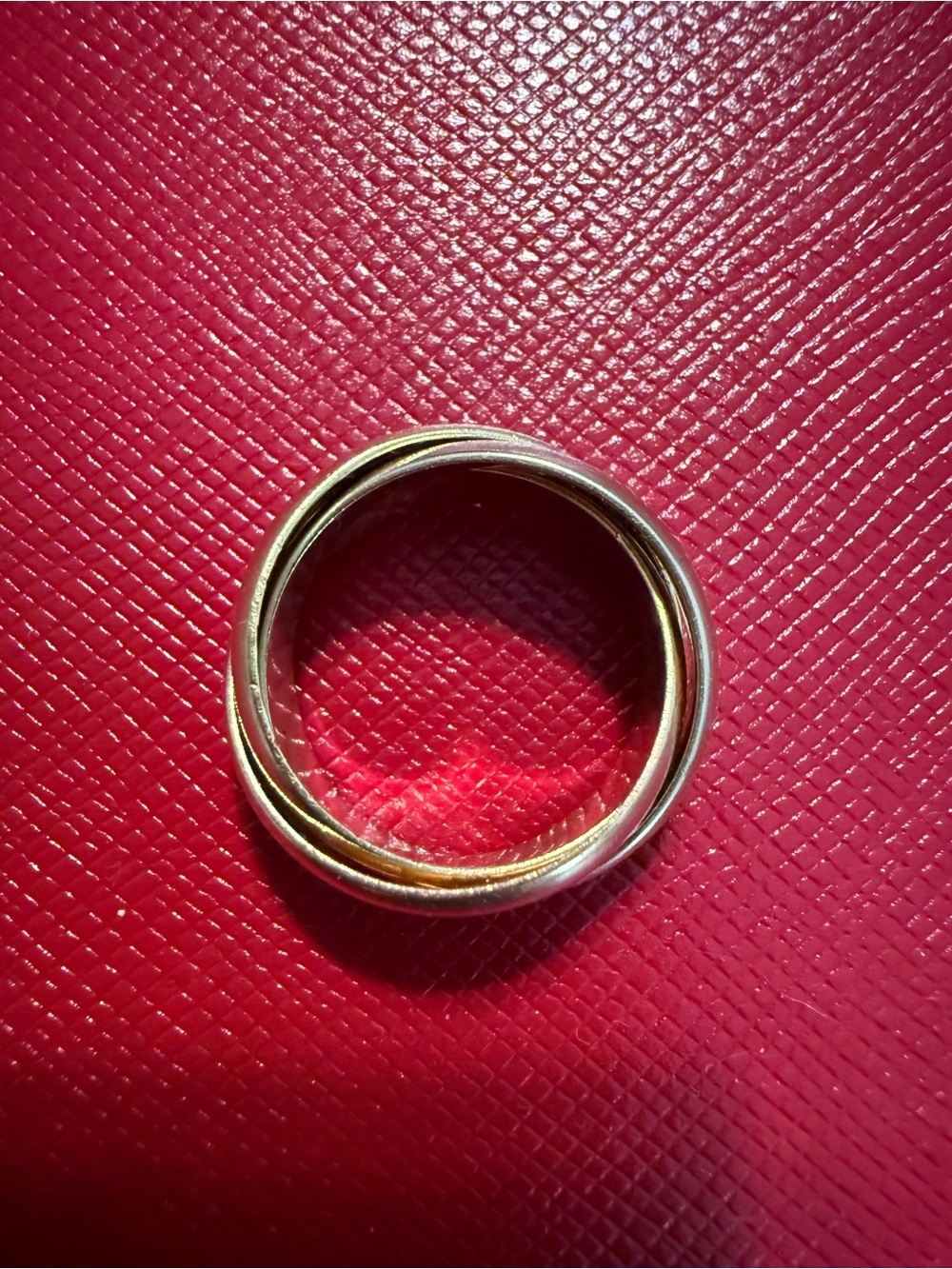 Cartier vintage Le Must de Cartier trinity ring. Size 4. - Picture 12 of 13